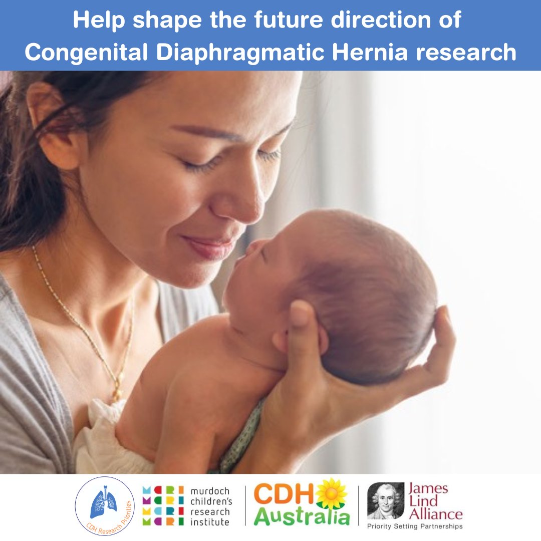 Have you had your say on the future of CDH research? We want to hear from you l8r.it/bHou 🌻💛Please follow the link to take part in the online survey today