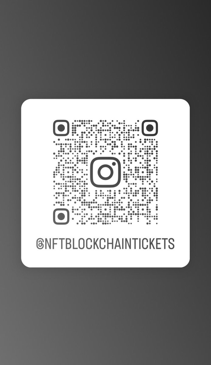 NFTBlockChainTx's tweet photo. Join the #REVOLUTION!
#NFTBlockChainTickets #NFTCommuntiy #ticketmasterisoverparty #LiveStreaming #CryptoInvestor #Cryptos #GME #GameStop #GameStopNFT #Abante #FanRoom #FanRoomLIVE #BlockchainGames #BlockChainTickets #DigitalVibes #digitaltickets #ticketingrevolution #tickets๐ซ https://t.co/pChCdelgNq