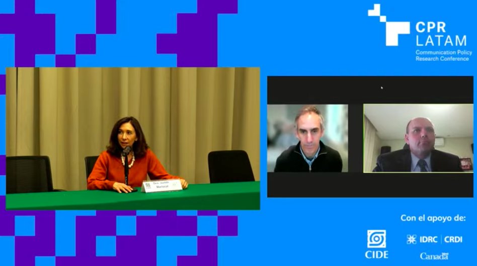 ⏹️Estamos cerrando esta gran jornada de #CPRLATAM 2022 con palabras de Judith Mariscal <a href="/judithmariscal/">Judith Mariscal</a> de <a href="/LATAMxDigital/">Centro LATAM Digital | CLD</a>, Marcio I. Aranha de <a href="/unb_oficial/">UnB</a> y Hernán Galperín <a href="/hernangalperin/">hernan galperin</a> de <a href="/USCAnnenberg/">USC Annenberg</a>.

Gracias por su participación, nos vemos en 2023🔗youtube.com/watch?v=X170O_…