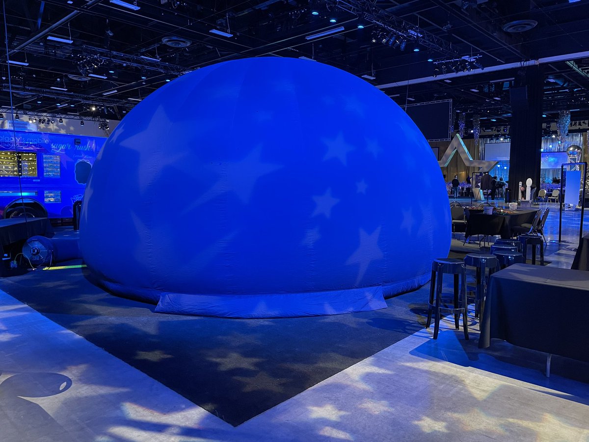 <a href="/ACHFKids/">Alberta Children's Hospital Foundation</a> I’m excited to be here with the #AstroDome Planetarium. Be sure to stop by to experience a roller coaster ride in space! 🚀

#yyc #astronomy 

<a href="/planetarium51/">AstroDome</a>