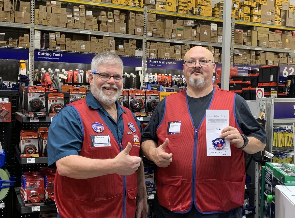 Dennis West Asst Store Manager Lowe’s 1839 (@westasst) on Twitter photo Congratulations to Eugene for his 2nd Red Service Star. Keep you the great work. @nmcmillan1369 <a href="/BenitoKomadina/">Benito.Komadina@Lowes</a> <a href="/AdamReece1839/">Adam.Reece</a> <a href="/xen_arely/">xenia</a> Congratulations to Eugene for his 2nd Red Service Star. Keep you the great work. @nmcmillan1369 <a href="/BenitoKomadina/">Benito.Komadina@Lowes</a> <a href="/AdamReece1839/">Adam.Reece</a> <a href="/xen_arely/">xenia</a>