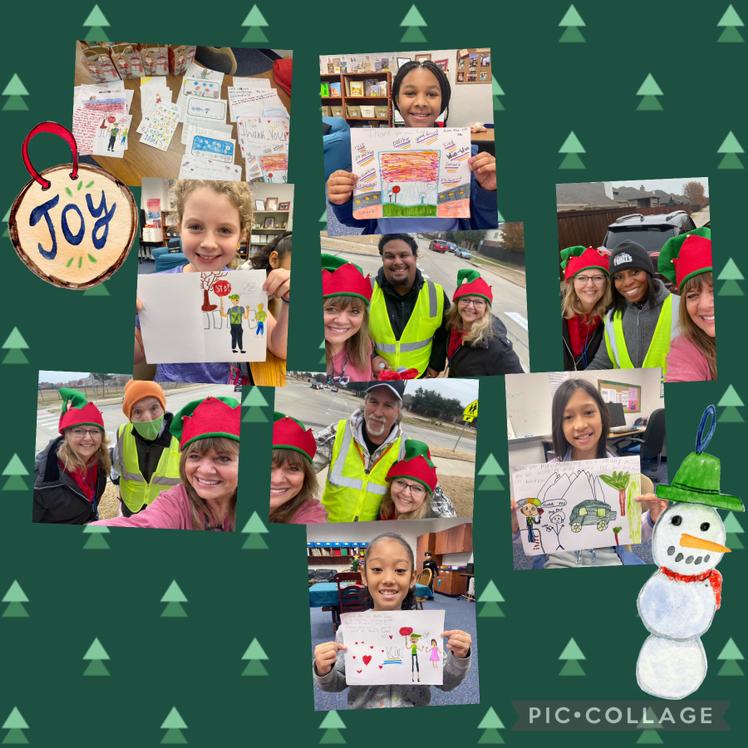 We love and appreciate our crossing guards! ❤️ Notes from students and a little treat to say thank you for keeping us safe everyday. 🛑 ✋