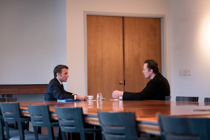 Macron dit avoir eu une «discussion claire et sincère» avec Elon Musk à la  Nouvelle-Orléans | Monde | Actualités | Le Soleil - Québec