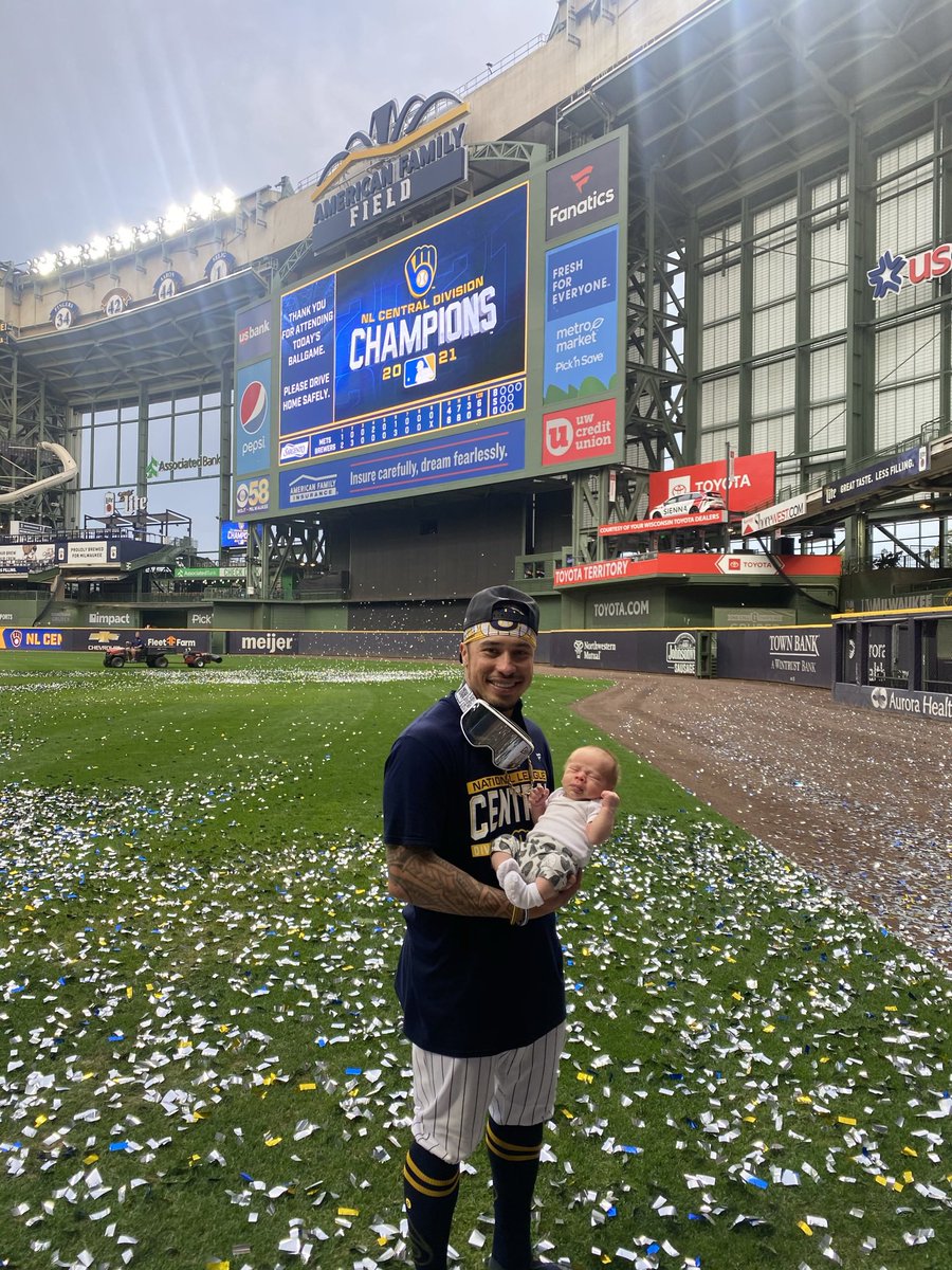 Alissa Wong (@alissalwong) on Twitter photo Thank you <a href="/Brewers/">Milwaukee Brewers</a> and brewers fans for welcoming our family into your great city for the past 2 years. Kash will be a cheesehead for life and be able to look back and see photos of clinching the division when he was 3 weeks old. All our love🫶 Thank you <a href="/Brewers/">Milwaukee Brewers</a> and brewers fans for welcoming our family into your great city for the past 2 years. Kash will be a cheesehead for life and be able to look back and see photos of clinching the division when he was 3 weeks old. All our love🫶
