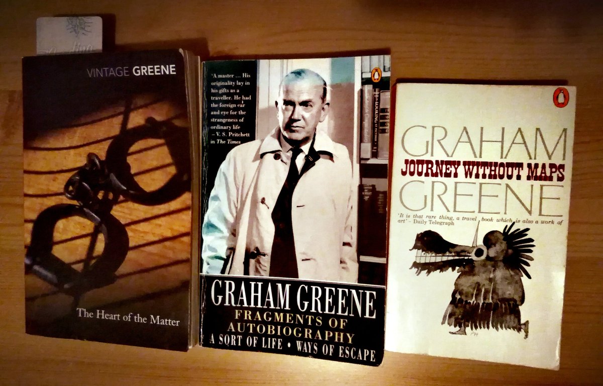 DannydeOliveir8's tweet photo. On a cold, winter-heralding, early-December night, I find myself being bookishly transported to the warmer, sultry, West-African climes of "Greeneland". 

#GrahamGreene
#TheHeartOfTheMatter
#JourneyWithoutMaps https://t.co/WDWu7Y4Vdb
