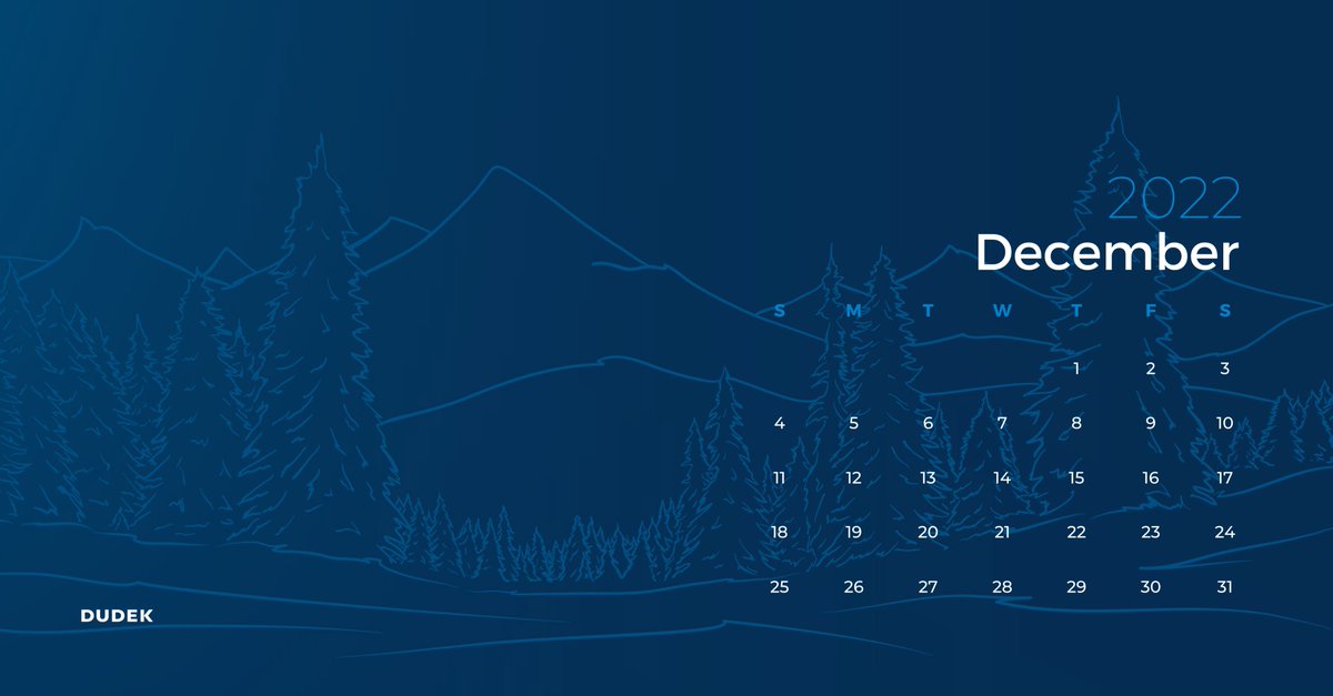 Celebrate the final month of 2022 with December's downloadable Digital Desktop Calendar! 
⬇️ Download yours: bit.ly/3f6ge7Q