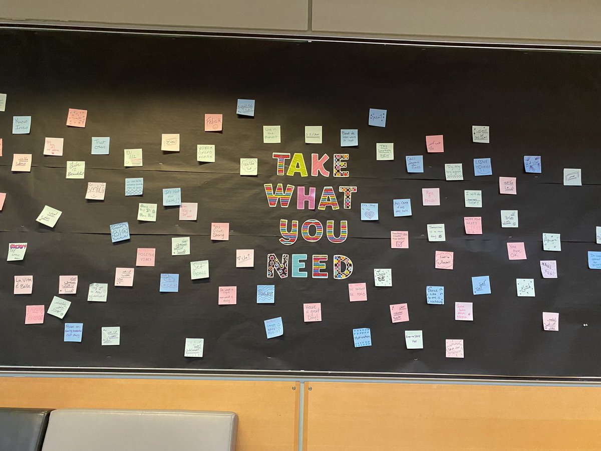 These notes are posted on a board at work to inspire our students but this week I found myself needing them too.