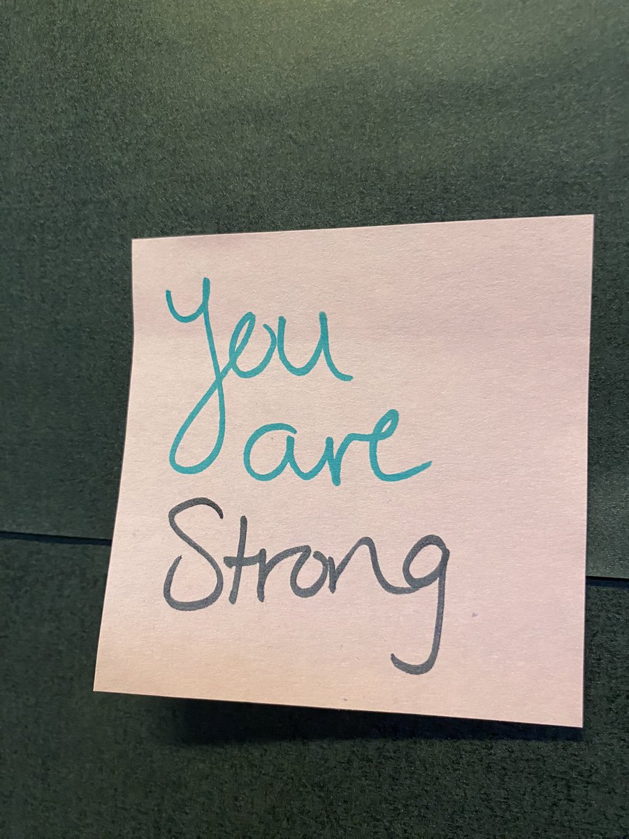 MarieCrosta's tweet photo. These notes are posted on a board at work to inspire our students but this week I found myself needing them too. https://t.co/qW70ZFaC5H