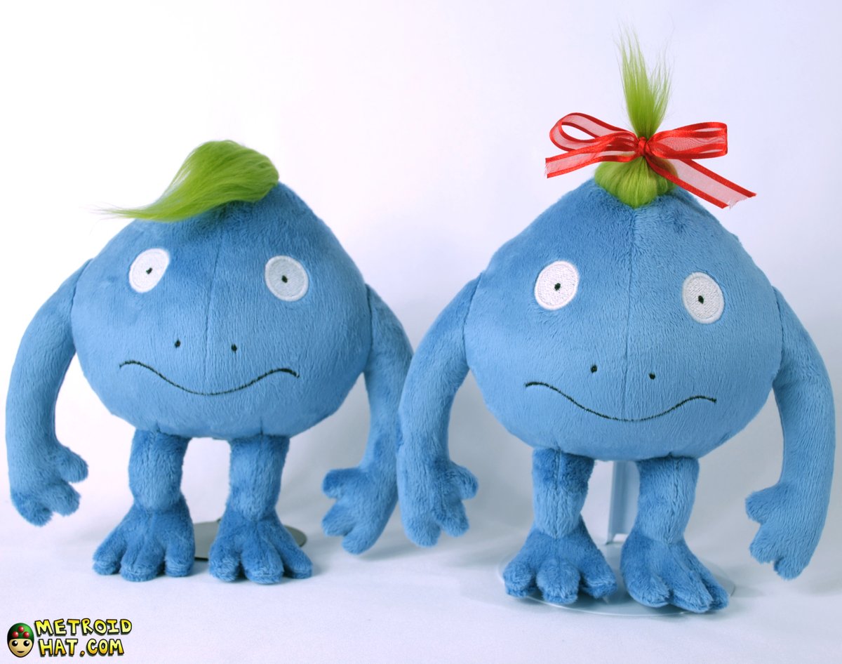 I've been making Nu (Chrono Trigger) plushies for over a decade, and their design improved with me as I leveled up in sewing experience. Here, you can read about my Nu journey. cohost.org/metroidhat/pos…
