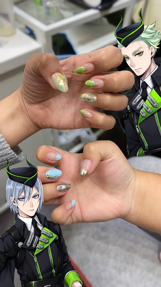kaeos_theory's tweet photo. 🐉 @sevenfruityseas and I got Diasomnia nails!! Done by nail_studio_crystal on ig! https://t.co/jYeI7YBRv8