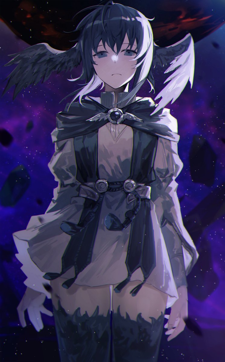 ヤ・シュトラ・ルル 「did someone said endwalker (early access」|RireNe 💙💜COMM OPEN!のイラスト