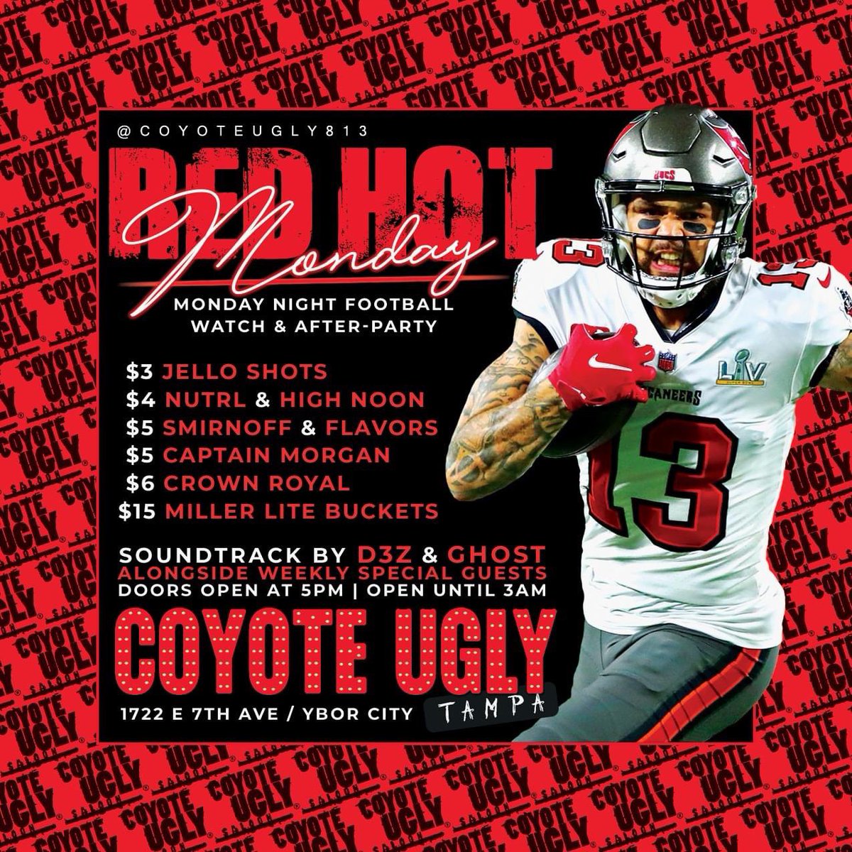 New hotness on Monday nights 🥵 🔥 #RedHot <a href="/CoyoteUgly813/">Coyote Ugly Tampa</a>