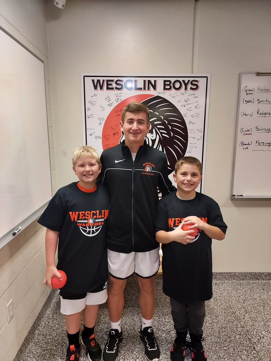 Warriors win 61-43 over Father McGivney. Future Warriors tonight were Owen Hellmann (left) and Logan Donavan (right) along with Luke Tasker.
Seth Macke with 22 and Grant Fridley with 18. Warriors now 4-2.