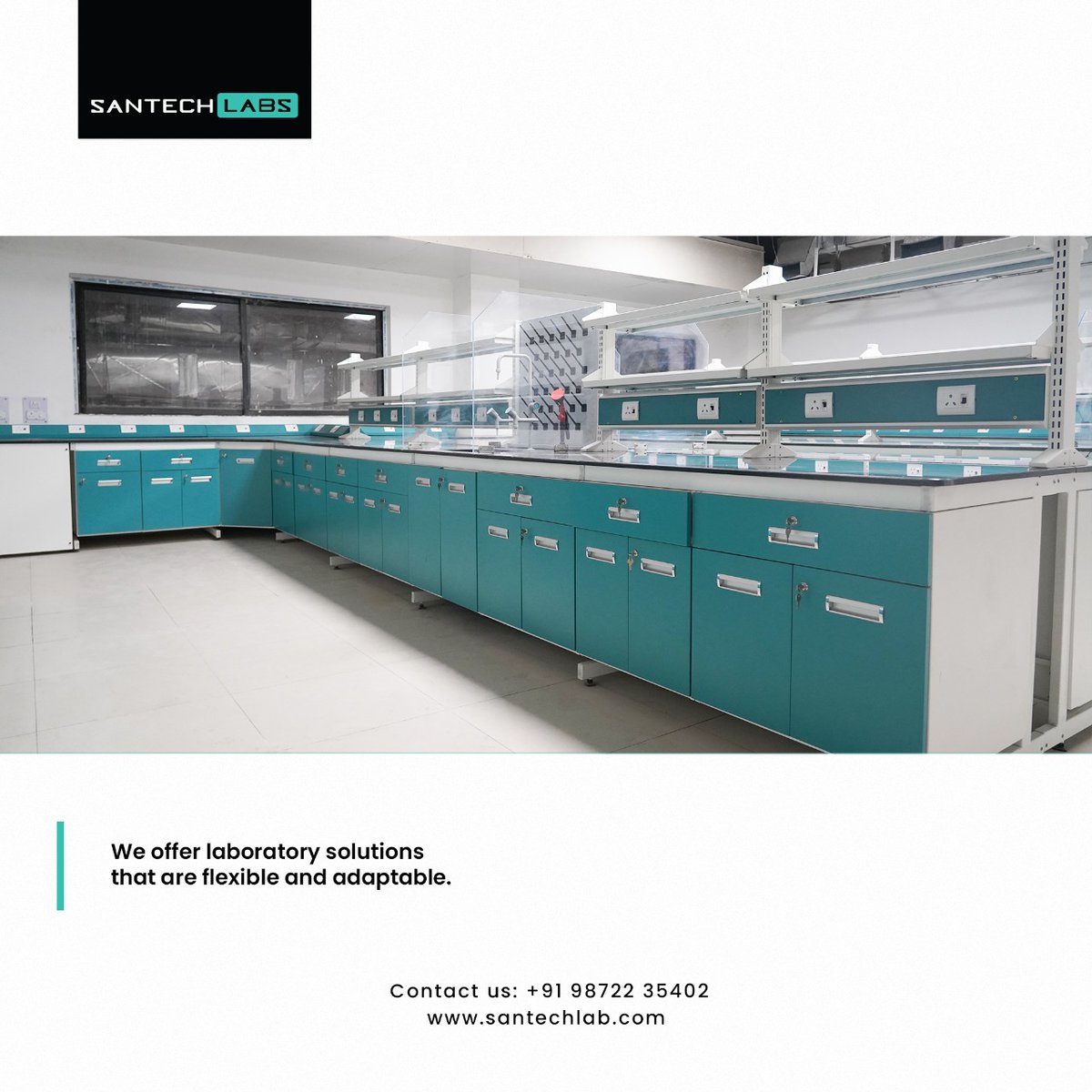 santechlabs's tweet image. The #CFrameSystem from #SantechLab offers worktop support separate from the under-bench #storage_cabinets. 

Get your lab designed with us today: santechlab.com/product/c-fram…

#labdesign #labsetup #labsfurniture  #cframesystem  #furniturelab #safeandcleanlab #labfittings #santechlabs