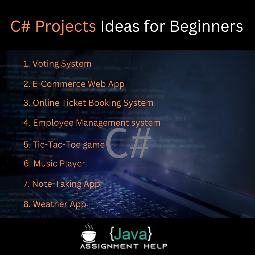 assignment_java's tweet image. Are you searching for C# project ideas for beginners? Are you finding final-year projects?
To know more about C# Projects👇
javaassignmenthelp.com/blog/c-sharp-p…
#Csharp #programming #projects #beginnerprojects #finalyear #projecthelp #programminghelp