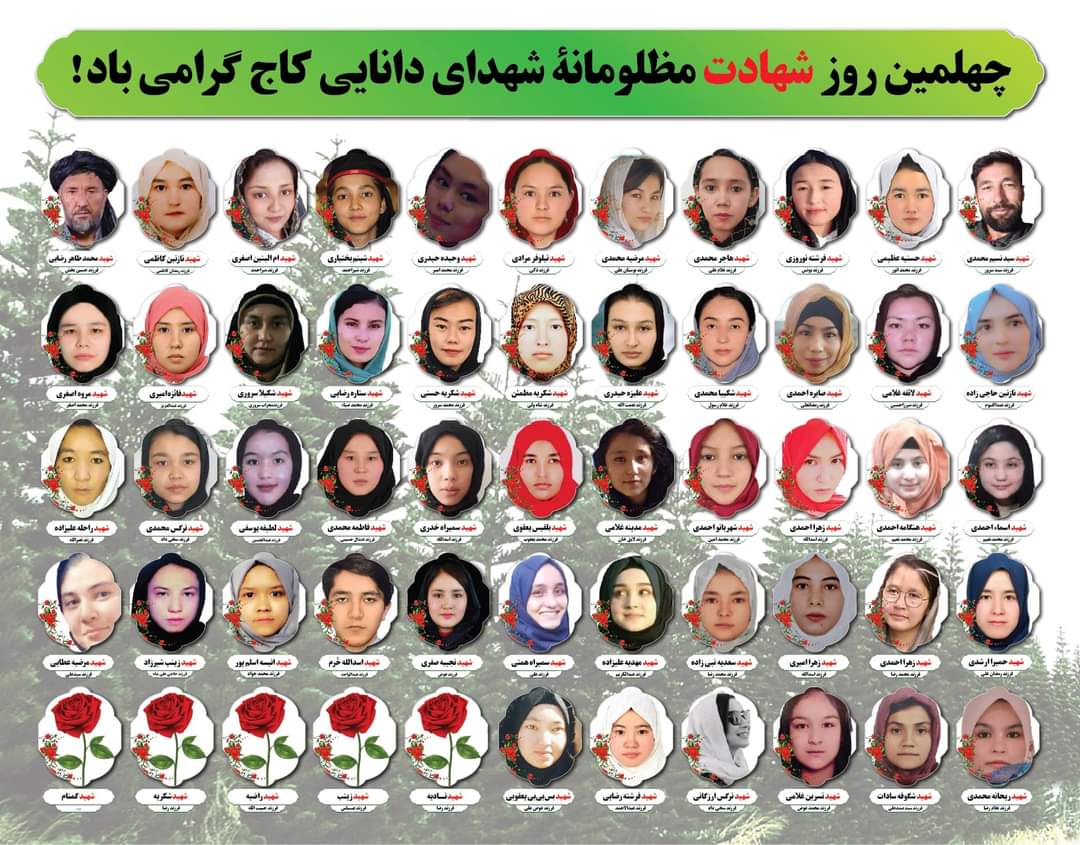 Di200200's tweet photo. 64 days ago, 58 students were murdered in the west of Kabul, which is the place where the Hazara residents live, students who had worked hard for two years to participate in the entrance exam, but were massacred a week before the entrance exam.
#StopHazaraGenocide
@UN https://t.co/LNMTjQtuQX