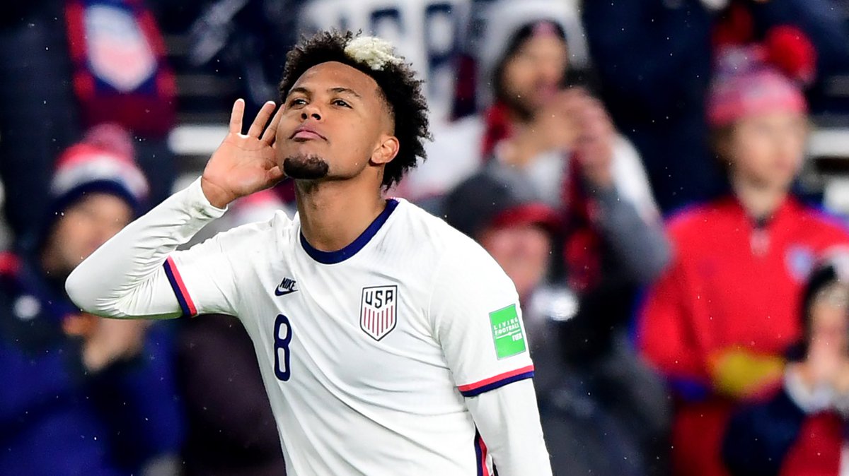 In 10 hours from now Weston will have already scored the 1-0 for the USMNT.