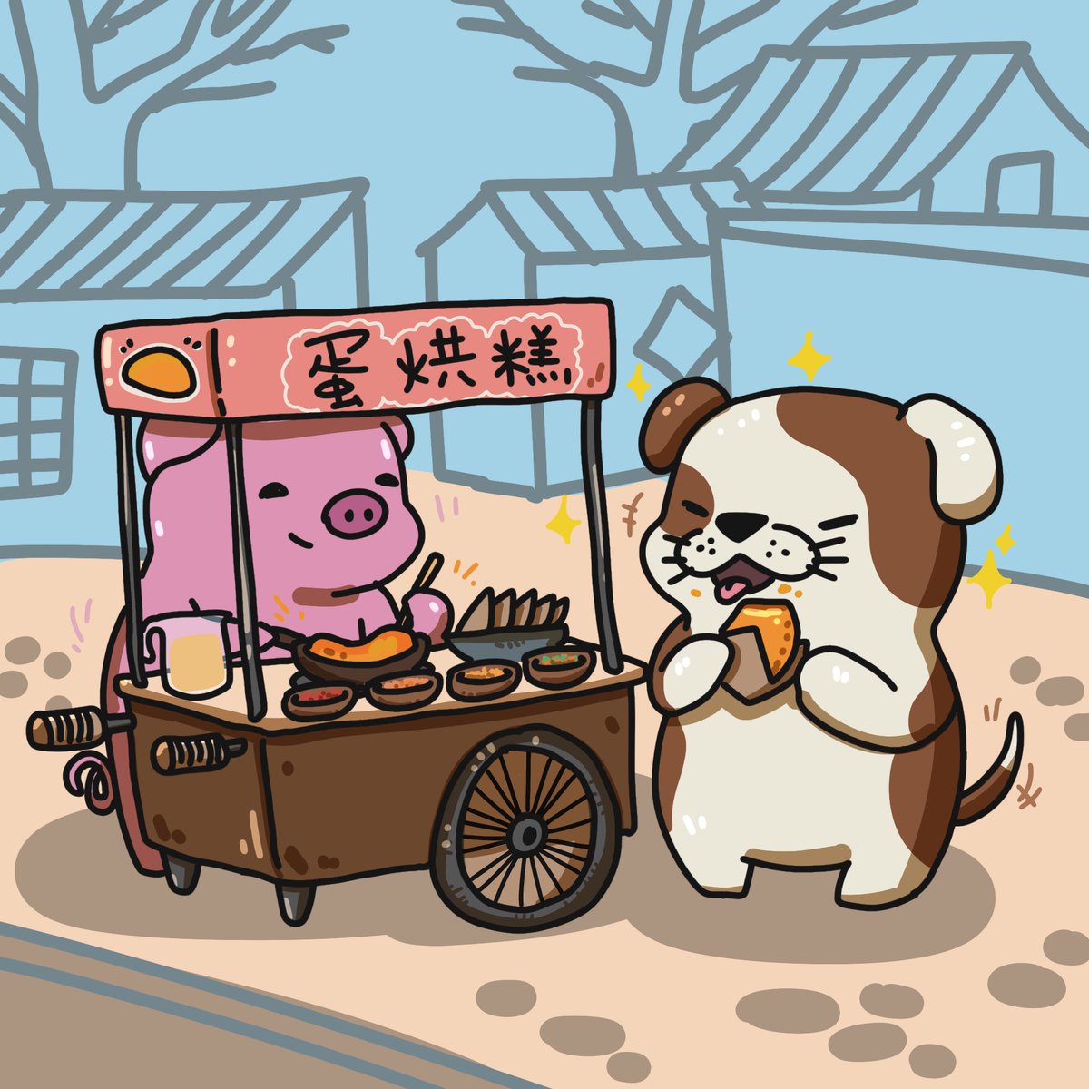 stressful times call for 蛋烘糕 😄😄😄