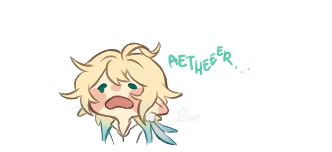 no angst, just happy things, i swear#venther #aeventi #venti #aether  
