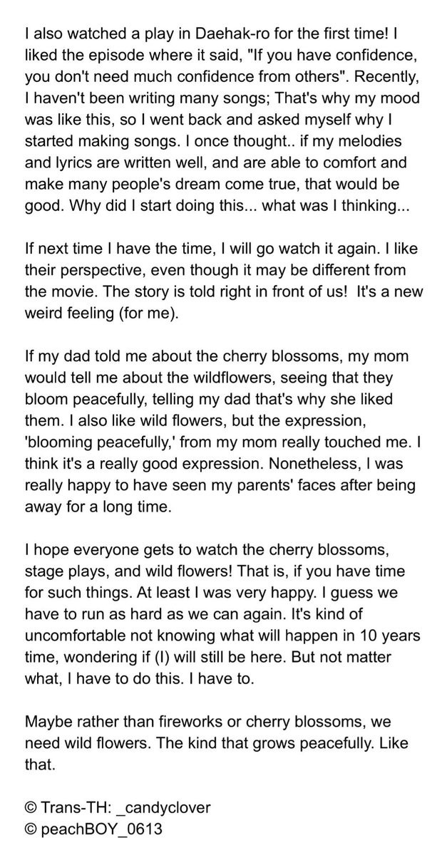 Fruityy_Taee's tweet image. This is the post Namjoon referring to in 2017 for those wondering. He actually changed the title which is so interesting now. Because Wildflower has a true meaning #WildFlower𓆸