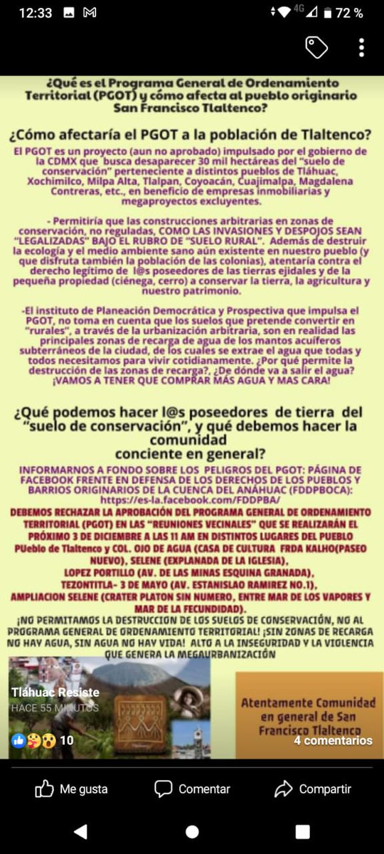 Coordinación de Pueblos de Xochimilco. tweet media