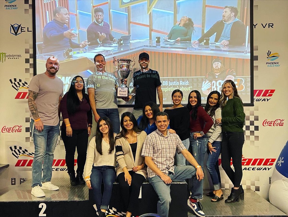 RobisonOrtho's tweet photo. Happy Friday! 🎄Thank you Dr. Tyler, Dr Blake Robison and our office manger Reed for planning our Christmas party, We had a fun time at @octaneraceway 🏎🏁 https://t.co/NOK9kEJp7O