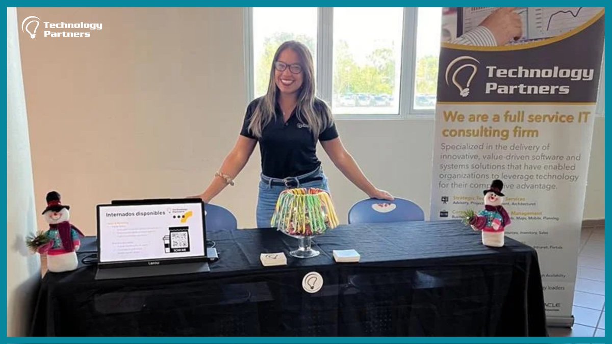 TechPartnersPR's tweet photo. En Technology Partners estamos haciendo trabajos emocionantes, por lo que nos contenta participar en esta ¨Feria de Empleo¨ promovida por la Universidad de Puerto Rico Bayamón. Acércate a nuestra mesa, queremos conocerte.
@UPRBayamon
#TechnologyPartnerts #empleo https://t.co/eq9dxnErD1
