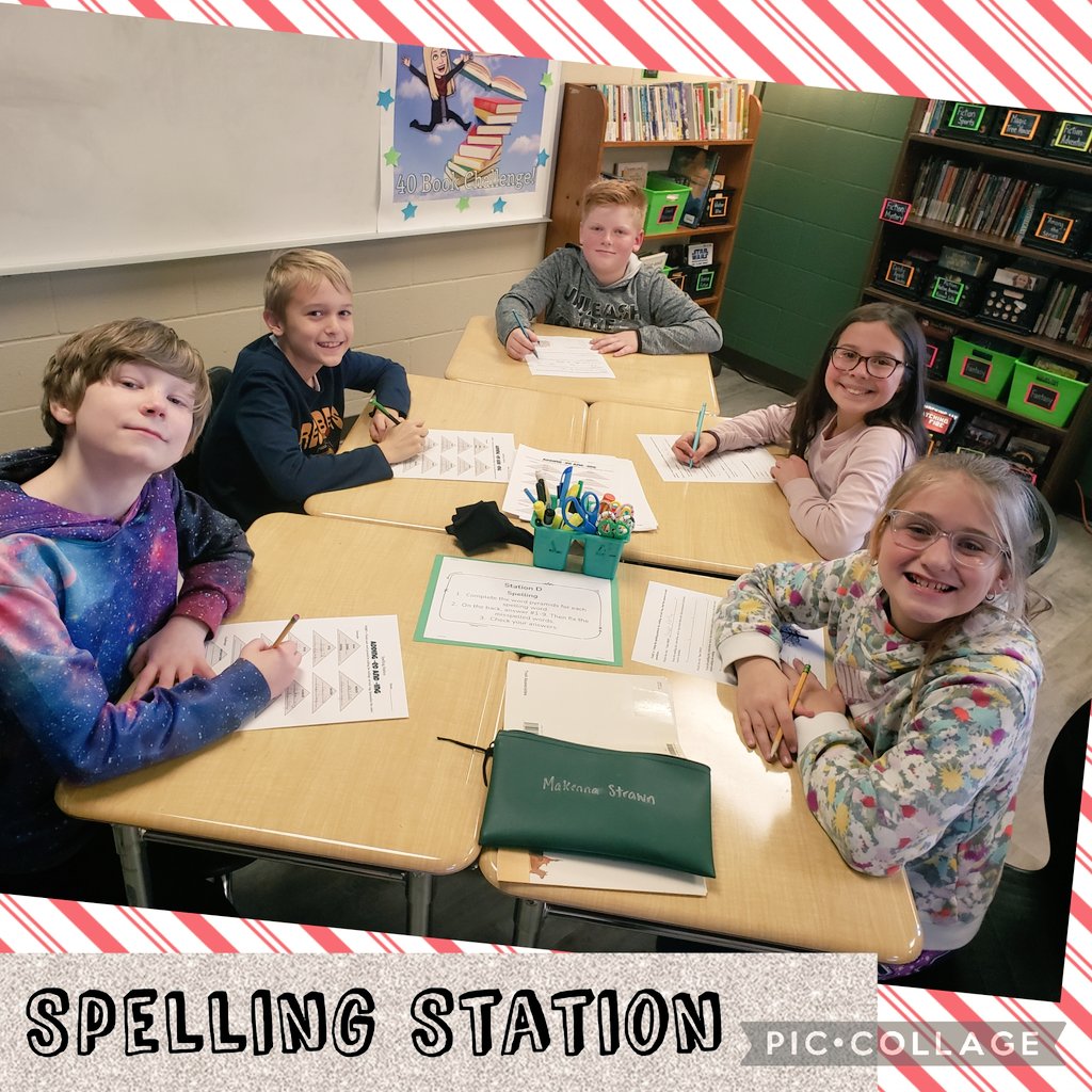 MrsHostutlerELA's tweet photo. ELA Stations! Great way to practice skills, collaborate with peers, and conference in writing #FunIn4th https://t.co/VZ37veWVvR