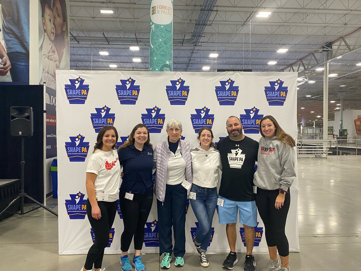 Thanks <a href="/SHAPE_PA/">SHAPE PA</a> for an awesome conference! It was great seeing old faces and meeting new ones! I am feeling reenergized and ready to go. 💪🏼🙂<a href="/HpeWcu/">WCU HPE CLUB</a> <a href="/ESUWarriors/">ESU Warriors</a>