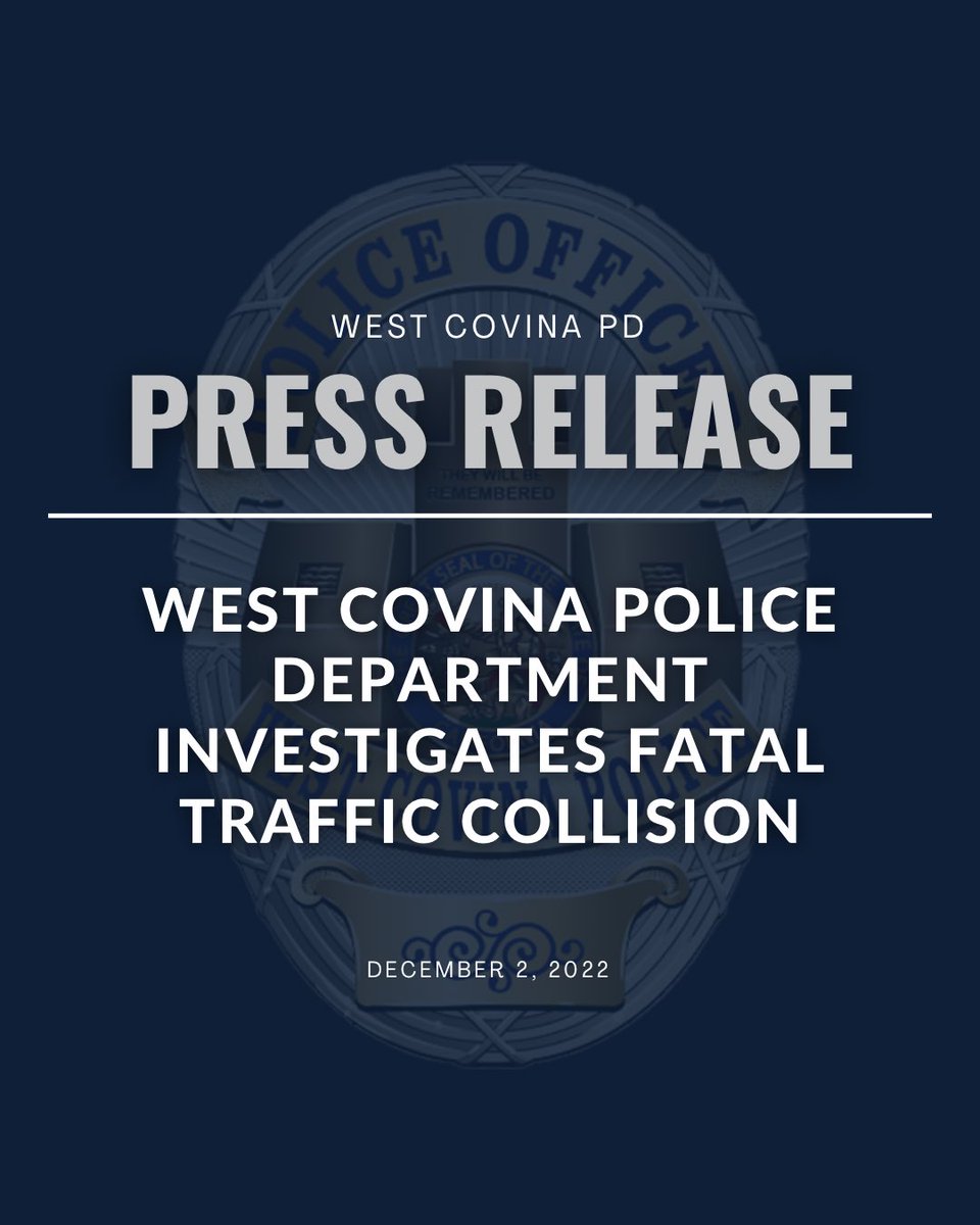 West Covina Police on Twitter: Press Release: West Covina Police