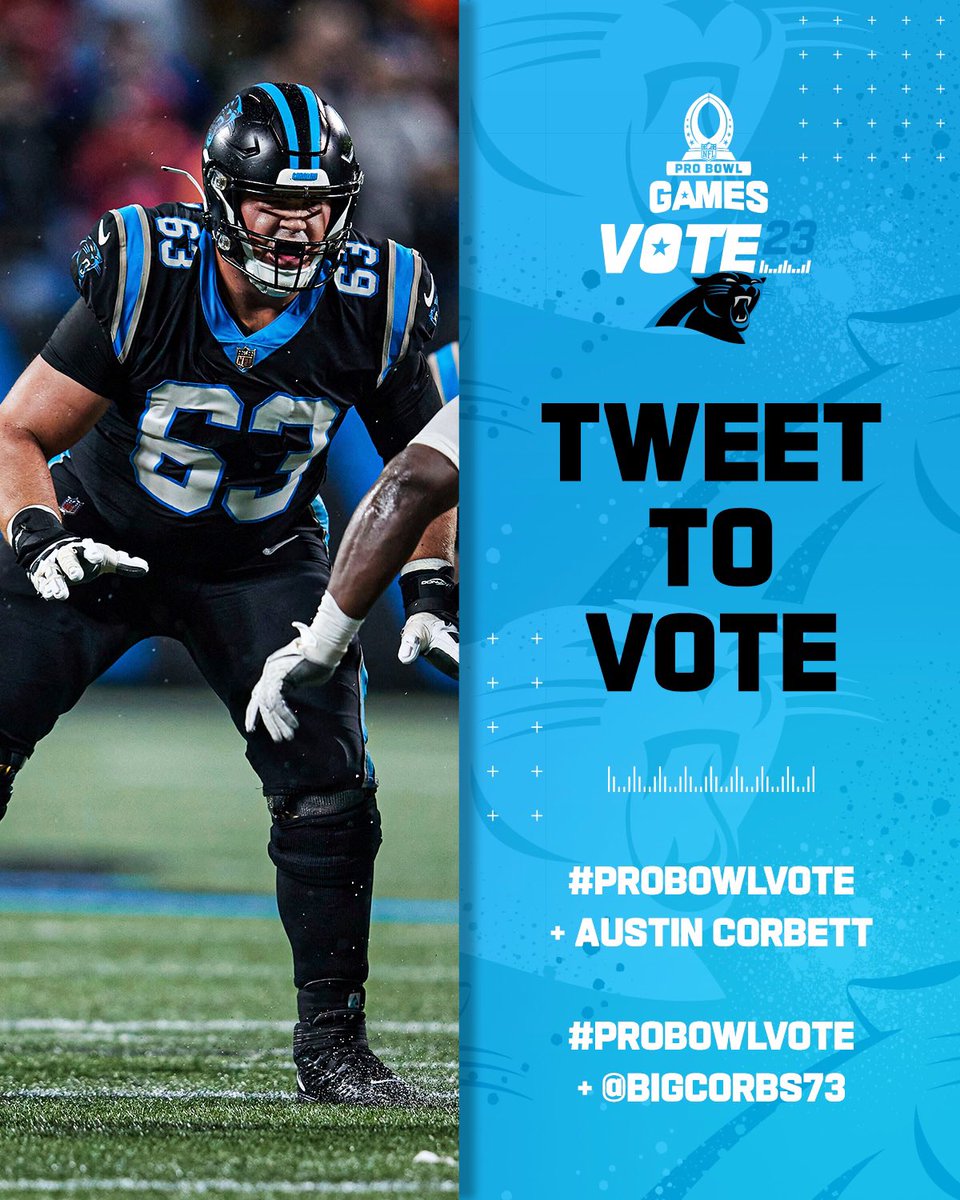 Austin Corbett (@bigcorbs73) on Twitter photo New team. New Pro Bowl format. Why not go see what it’s all about?!
Every RT is a vote! #probowlvote + <a href="/BigCorbs73/">Austin Corbett</a> #probowlvote + Austin Corbett New team. New Pro Bowl format. Why not go see what it’s all about?!
Every RT is a vote! #probowlvote + <a href="/BigCorbs73/">Austin Corbett</a> #probowlvote + Austin Corbett