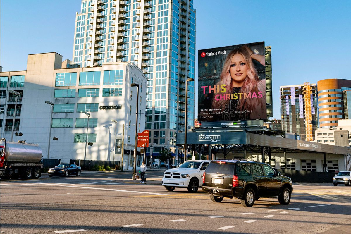 My first billboard. 💗 @youtubemusic