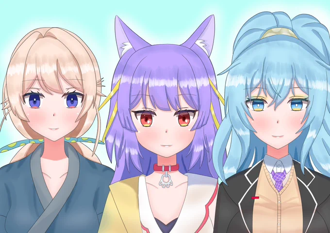 衣装替えイラスト(過去絵と元ネタ) 