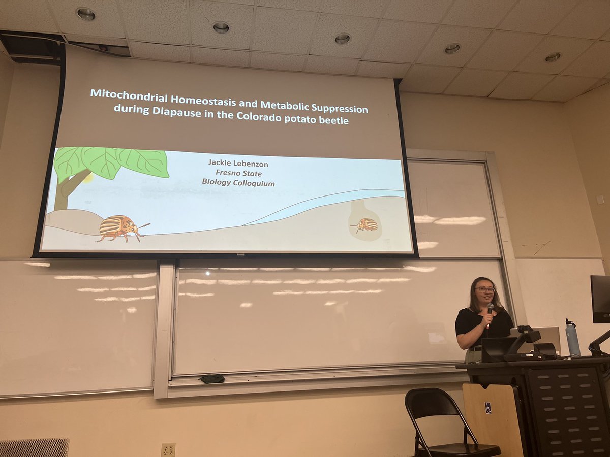Had the best time visiting <a href="/Fresno_State/">Fresno State</a>, <a href="/FresnoBiology/">Fresno State Biology</a> <a href="/CSMfresno/">College of Science and Mathematics</a>! Got to chat beetle mitos, meet some awesome researchers, and of course catch up with @EvoEcoJoel. Thnx for having me!