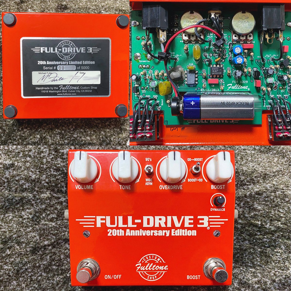 k01asayan's tweet photo. Fulltone Full-Drive 3 20th Anniversary Edition もお借りした
早く試し弾きしたいな
#fulltonefulldrive3 
#fulltone
#fulldrive3
#20thAnniversaryEdition
#エフェクター https://t.co/YgUfYpKb7p