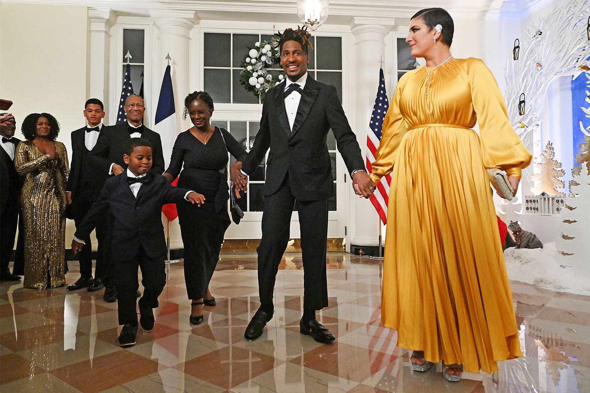 What an honor to represent the nation’s coming together and the potential of real positive impact at the First Biden State Dinner @whitehouse. Even better to have shared this historic moment with our family ♥️