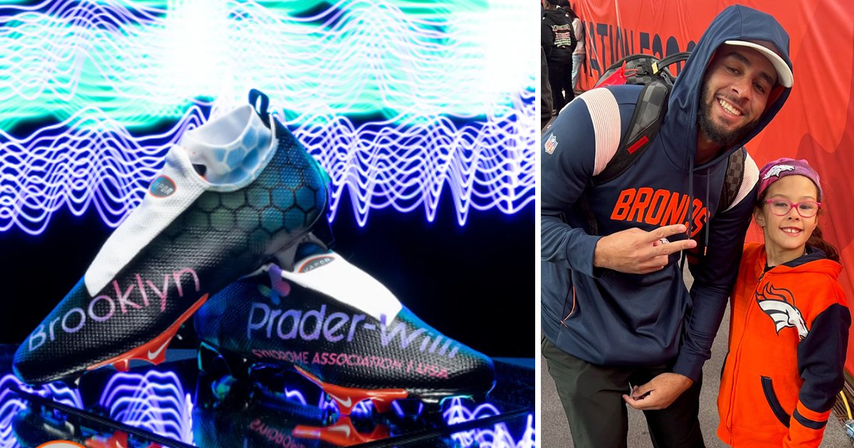 We are excited and honored to share that PWSA | USA has been selected as a charity for the NFL's My Cause My Cleats campaign for the second year in a row by <a href="/Broncos/">Denver Broncos</a> player <a href="/CSterns_7/">Caden Sterns</a>, in honor of his friend, Brooklyn, who is living with PWS. Read more at pwsausa.org/pwsa-usa-selec….