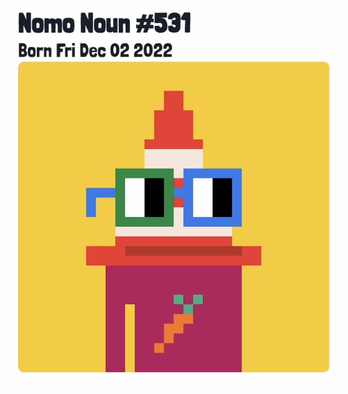 Today’s NOMO Noun looks super familiar to us, but we can’t quite put our finger on why… 🤔

almost-free mint @ nomo.wtf

<a href="/lastpunk9999/">9999.⌐◨-◨</a> <a href="/nounsdao/">Nouns.eth</a>