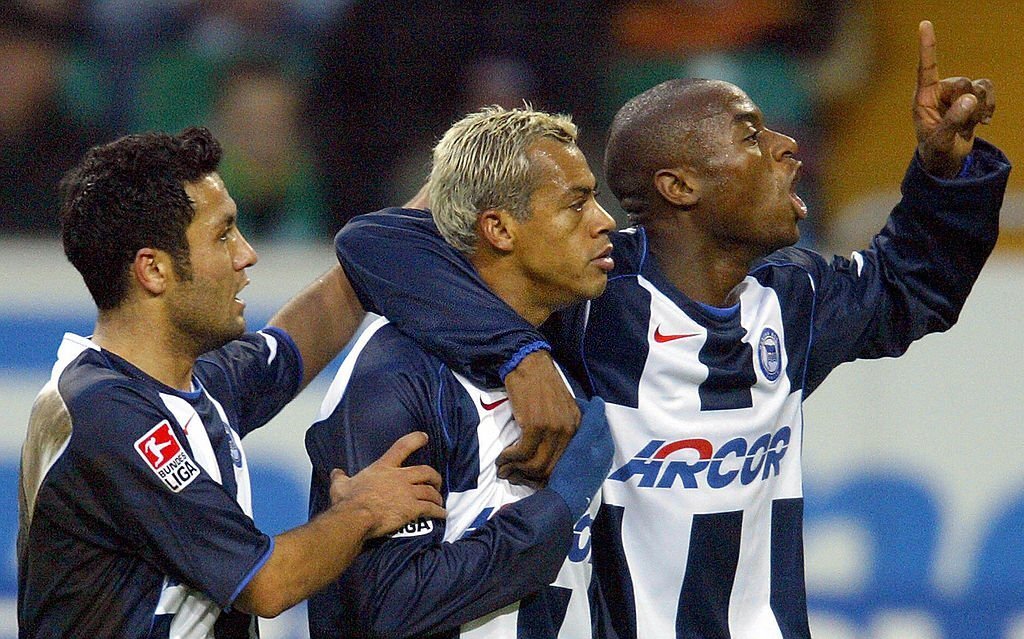 [2004] 🇩🇪 Yildiray Basturk, Marcelinho Paraíba e Nando Rafael (Hertha Berlin)