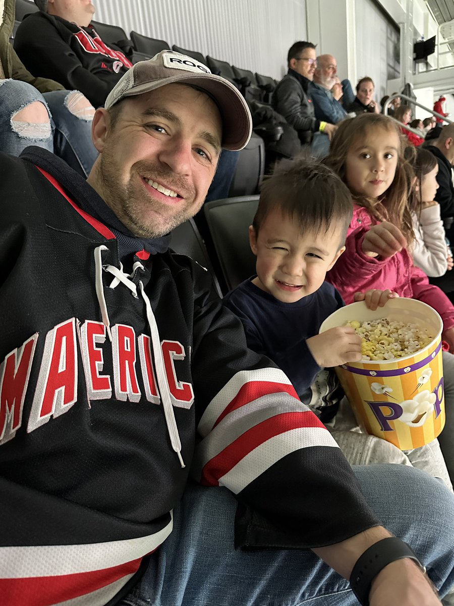 camvacek's tweet photo. Archie’s first Mavs hockey game! #OmahaHKY https://t.co/QPRG1mNpts
