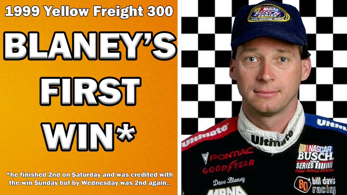 KeepIt35's tweet photo. 🚨 New on YouTube! 🚨

Mike Skinner won the 1999 Yellow Freight 300 at Atlanta but the win was soon handed to Dave Blaney. A few days later, it became Skinner’s again.

Watch the entire crazy chain of events in our video at the link below:
https://t.co/EnIj6cxTxK https://t.co/0dMSwmxYOL