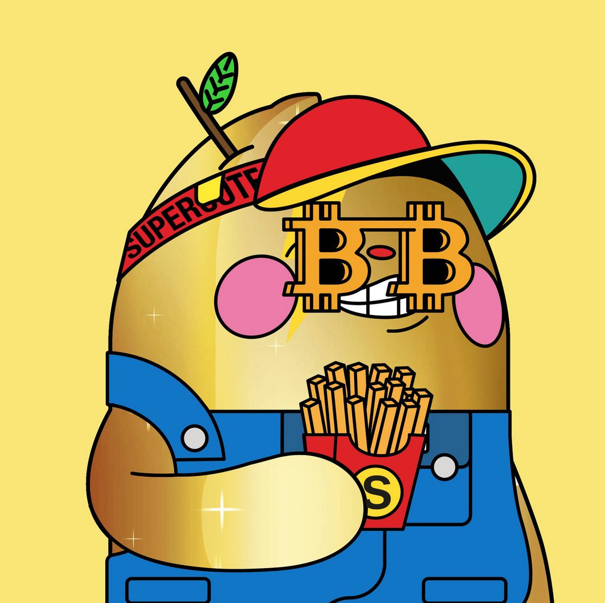 Appreciation post! 

The @SupercuteNFT would like to let everyone know you guys are ALL rocking it 🍟 Shoutout to one of our members, @alxndrNFT 💕 

He's always brining the positive vibe and even did a giveaway in our server!!!!