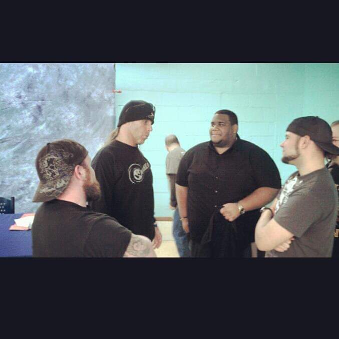 JD_RedBeard's tweet photo. Flashback to 10 years ago when listening to the wise words of @ShawnMichaels in NY https://t.co/zx0zJHgLFL