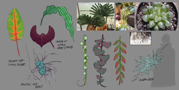 I'm not a vegetation stuff but here's some fantasy vegetation stuff I did on raya I came across recently. 