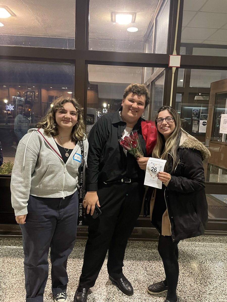Miss_Spadafora's tweet photo. What a moving performance by @NorthBabSchools High School production of “26 Pebbles”. Such a profound theme about coming together as a community! Loved getting to see my former students share this important message on the stage💙🐾 https://t.co/2U7NAtGGVs