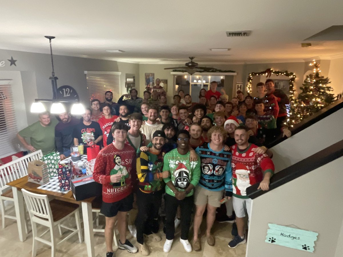 Thankful to have everyone over to celebrate the holidays with a Secret Santa gift exchange !