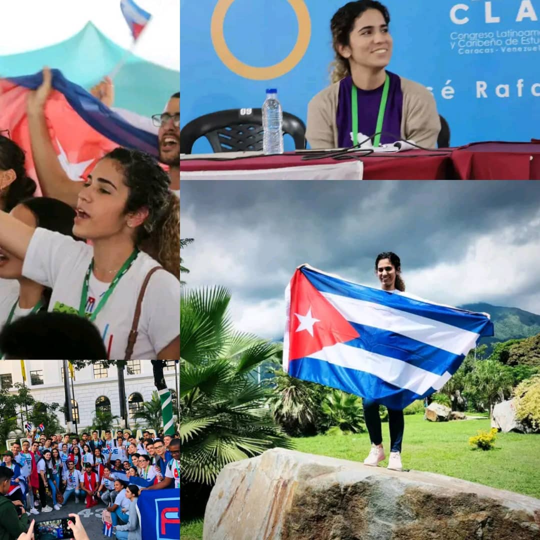 RogelioSierraD's tweet photo. .@FEUdeISRI || Hace exactamente 1 semana, concluyó en Caracas, #Venezuela el #19CLAE !!
@ISRICuba estuvo representado por su presidenta de la FEU, Anaylín Castillo Padilla. Sobre el encuentro, algunos detalles 👇
https://t.co/SF7Bskc2dV https://t.co/7ncfkngEpy