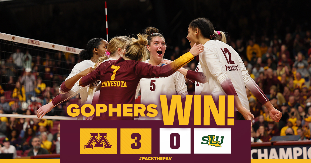 GopherVBall's tweet photo. Round one, done and dusted! 

#Gophers dance on to round two tomorrow night at 7pm! https://t.co/zic8HLNe8U