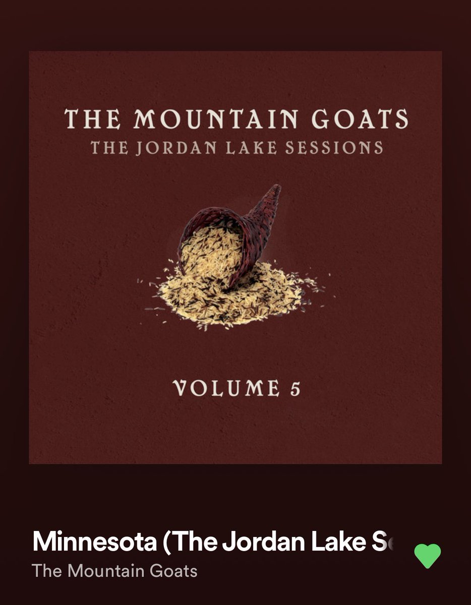 haleybel's tweet photo. This version of this song has an absolute chokehold on me and I am begging @mountain_goats to play this in Akron on February 17th. I will sob https://t.co/3uEGsvthwU