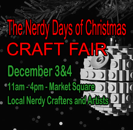 Looking for nerdy, geeky or fandom related gifts? <a href="/cherrybombtoys/">CherryBombToys</a> Nerdy Days of Christmas Craft Fair is this weekend, December 3 &amp; 4 from 11-4 in lower level Market Square! bit.ly/3rxAPcI #yyj #victoriabc #yyjevents #christmascrafts #nerdycrafts